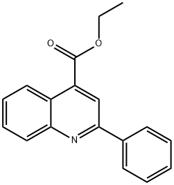 ethyl 2-phenylquinoline-4-carboxylate, 4420-46-6, 结构式