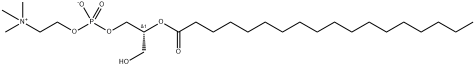 2-Stearoyl-sn-glycero-3-phosphocholine Structure