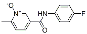 3-Pyridinecarboxamide,N-(4-fluorophenyl)-6-methyl-,1-oxide(9CI) 结构式