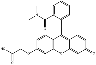 O'-(CARBOXYMETHYL)FLUORESCEINAMIDE Structure