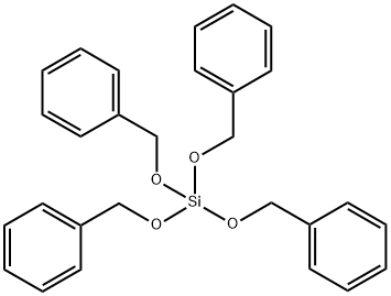 けい酸テトラキス(フェニルメチル) 化学構造式