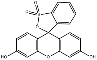 スルホンフルオレセイン 化学構造式
