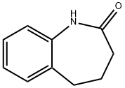 1,3,4,5-テトラヒドロ-2H-1-ベンズアゼピン-2-オン 化学構造式