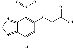[(7-chloro-4-nitro-2,1,3-benzoxadiazol-5-yl)thio]acetic acid Structure