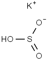 ピロ亜硫酸K 化学構造式