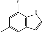 1H-Indole,7-fluoro-5-methyl-(9CI) Struktur
