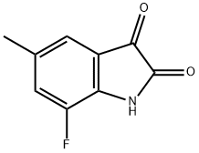 7-氟-5-甲基靛红,442910-92-1,结构式