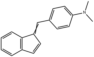 N,N-Dimethyl-4-[(1H-inden-1-ylidene)methyl]benzenamine Structure