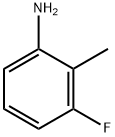 3-氟-2-甲基苯胺 结构式