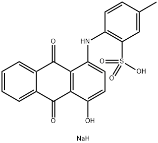 6-((4-하이드록시-1-안트라퀴노닐)아미노)-메타-톨루엔설폰 산, 모노나트륨 염