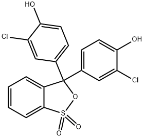 クロロフェノール レッド (0.04% 水溶液) 化学構造式