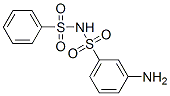 3-アミノ-N-(フェニルスルホニル)ベンゼンスルホンアミド 化学構造式