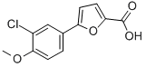 5-(3-CHLORO-4-METHOXYPHENYL)-2-FUROIC ACID Structure