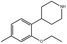 Piperidine, 4-(2-ethoxy-4-methylphenyl)- (9CI) Structure