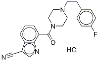 Pruvanserin Hydrochloride  Structure