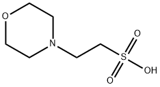 2-吗啉乙磺酸,4432-31-9,结构式