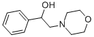 1-フェニル-2-(モルホリン-4-イル)エタノール 化学構造式