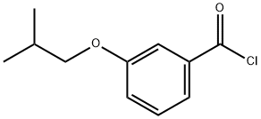 Benzoyl chloride, 3-(2-methylpropoxy)- (9CI) Structure