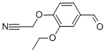 Acetonitrile, (2-ethoxy-4-formylphenoxy)- (9CI) Structure