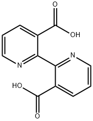 2,2'-Bipyridine-3,3'-dicarboxylic acid Struktur