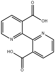 2,2'-联吡啶-3,3'-二羧酸,4433-01-6,结构式