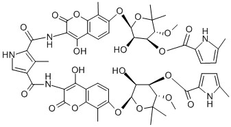 香豆霉素, 4434-05-3, 结构式