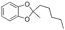 2-methyl-2-pentyl-1,3-benzodioxole Struktur