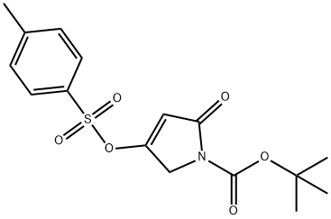 Tert-butyl2-Oxo-4-(tosyloxy)-2,5-dihydro-1H-pyrrole-1-carboxylate Struktur