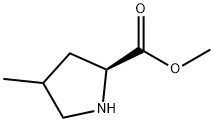 L-Proline, 4-methyl-, methyl ester (9CI) Struktur