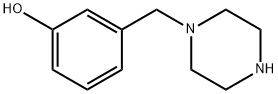 3-(1-ピペラジニルメチル)フェノール二塩酸塩 化学構造式