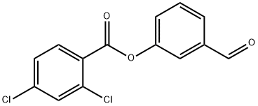 3-FORMYLPHENYL 2,4-DICHLOROBENZOATE Struktur