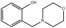 2-[(吗啉-4-基)甲基]苯酚, 4438-01-1, 结构式