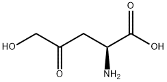 2-Amino-5-hydroxylevulinic acid Struktur
