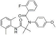 Benzamide, N-[2-[(2,6-dimethylphenyl)amino]-1,1-dimethyl-2-oxoethyl]-2-fluoro-N-(4-methoxyphenyl)- (9CI) Structure
