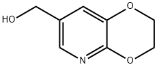 (2,3-ジヒドロ-[1,4]ジオキシノ[2,3-B]ピリジン-7-イル)メタノール 化学構造式