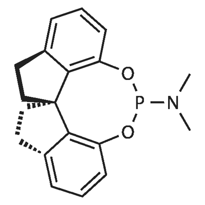 (11AR)-(+)-10,11,12,13-TETRAHYDRODIINDENO[7,1-DE:1',7'-FG][1,3,2]DIOXAPHOSPHOCIN-5-DIMETHYLAMINE|N-二甲基-1，1-螺旋茚丹-7，7-二基磷铵