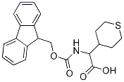 2-(FMoc-aMino)-2-(4-tetrahydrothiopyranyl)acetic Acid Struktur
