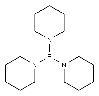 1,1',1''-phosphinoylidynetripiperidine Struktur