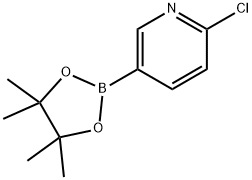 2-CHLORO-5-(4,4,5,5-TETRAMETHYL-1,3,2-DIOXABOROLAN-2-YL)PYRIDINE Struktur