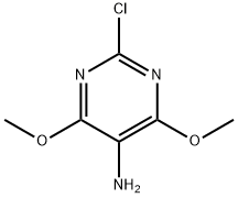 2-CHLORO-4,6-DIMETHOXY-5-PYRIMIDINAMINE Structure