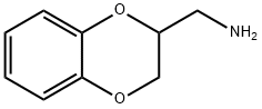 2,3-二氢-1,4-苯并二恶-2-甲胺, 4442-59-5, 结构式