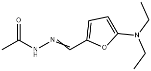 Acetic  acid,  [[5-(diethylamino)-2-furanyl]methylene]hydrazide  (9CI) 化学構造式