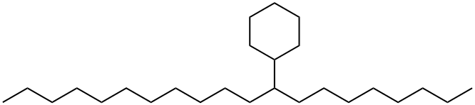 9-cyclohexylicosane Struktur