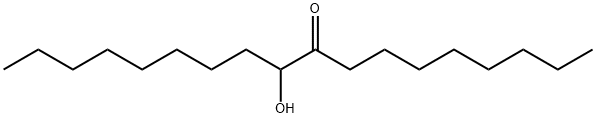 10-hydroxyoctadecan-9-one Struktur