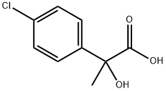 2-(4-Chlorophenyl)-2-hydroxypropionic acid Structure