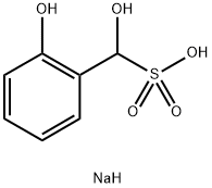 (2-Hydroxyphenyl)hydroxymethanesulfonic acid sodium salt Structure