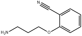 2-(3-Aminopropoxy)benzonitrile Struktur