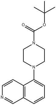 tert-butyl 4-(isoquinolin-5-yl)piperazine-1-carboxylate 化学構造式