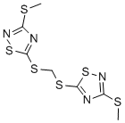 BIS(3-METHYLTHIO-1,2,4-THIADIAZOL-5-YLTHIO)METHANE, 444791-15-5, 结构式