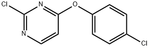 2-CHLORO-4-(4-CHLOROPHENOXY)PYRIMIDINE Structure